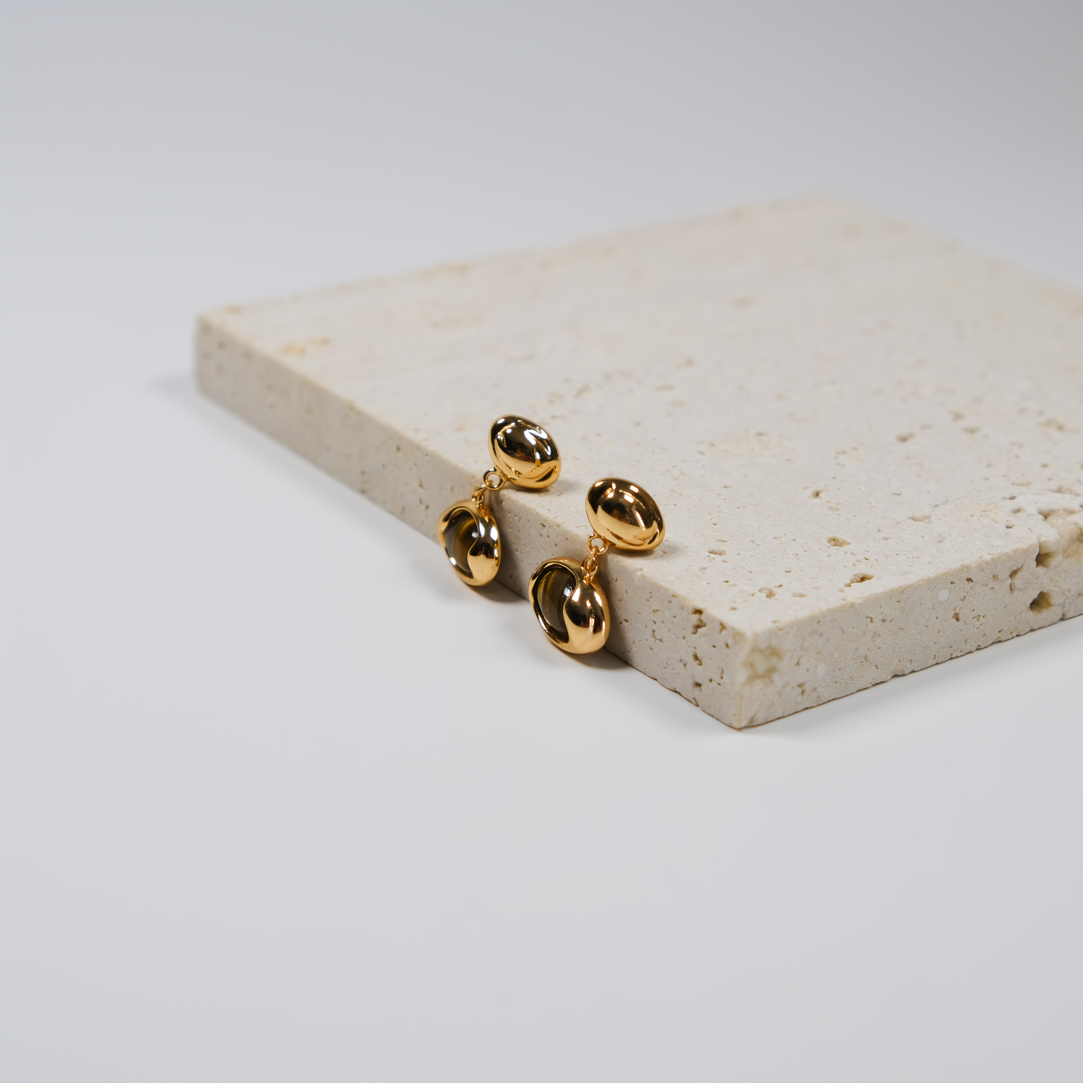 Tiger Eye Drop Earrings