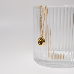 Round Tiger Eye Necklace