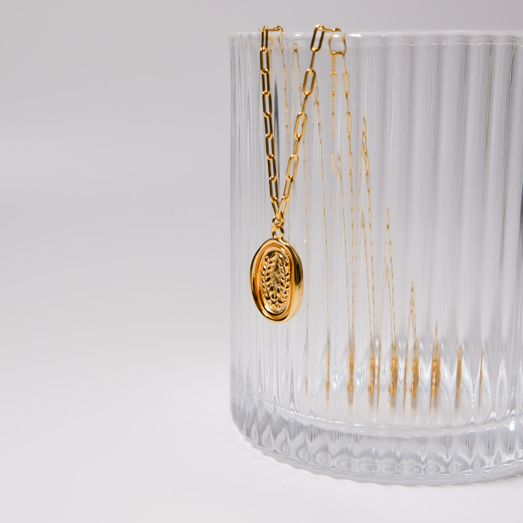 Laurel Medallion Necklace
