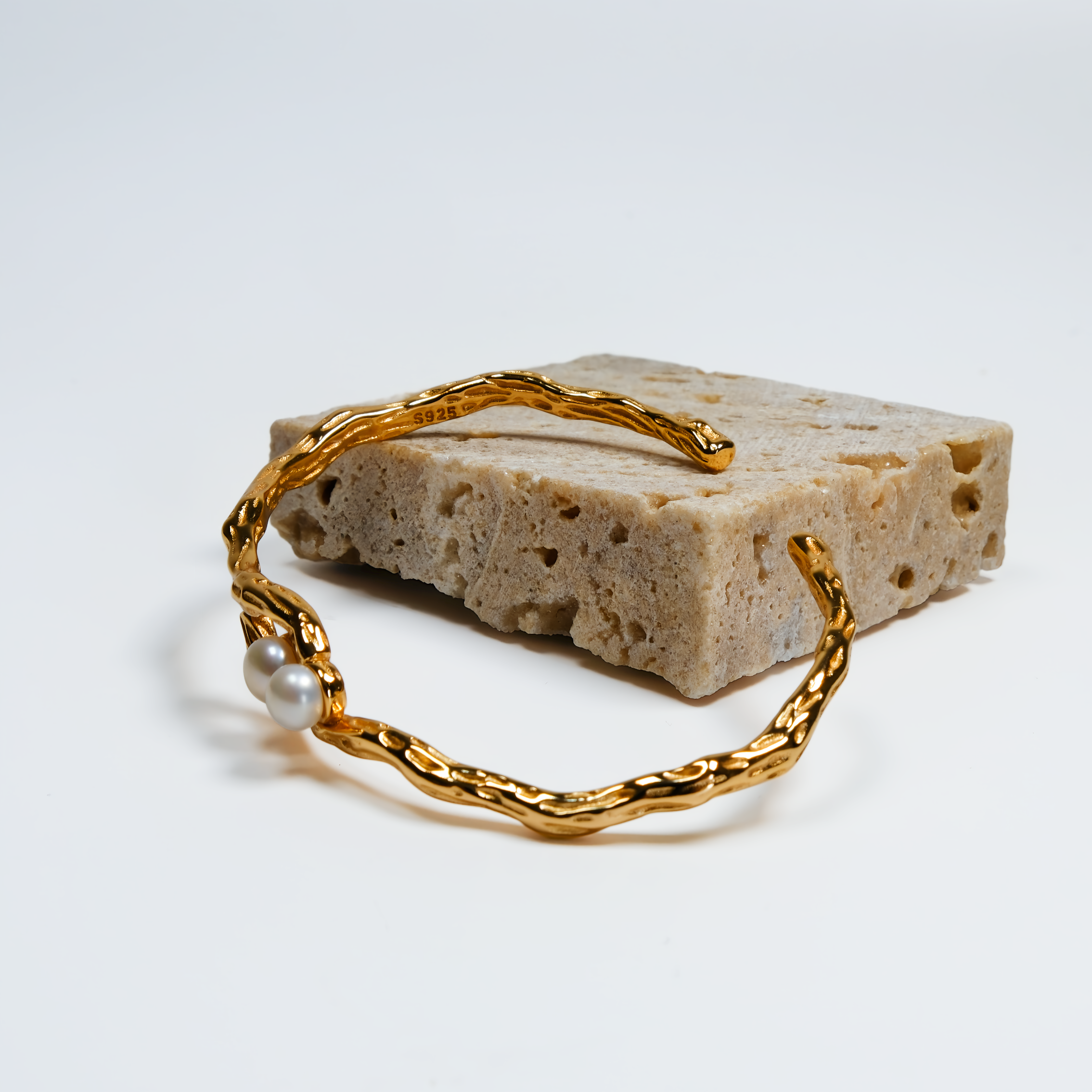Pearl Vine Cuff Bracelet