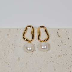 Baroque Pearl Drop Earrings