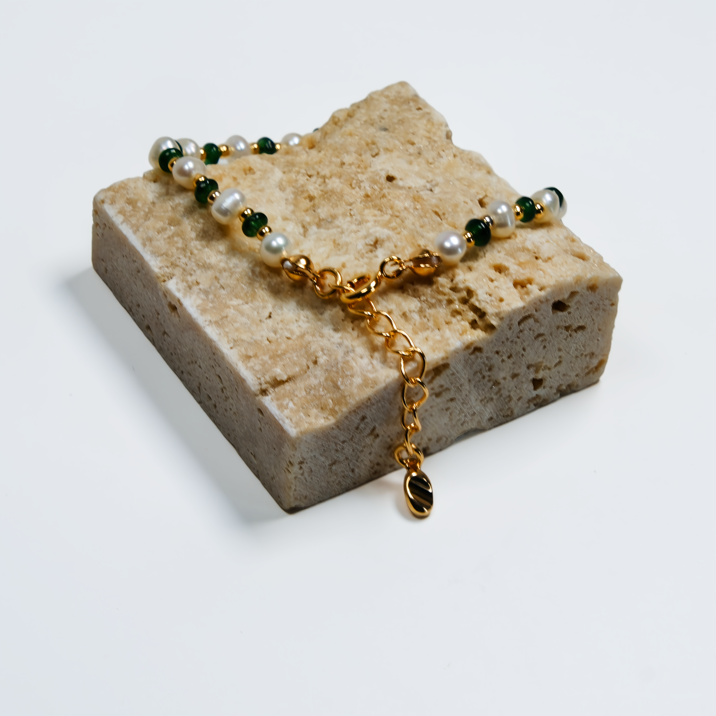 Enamel Pearl Beaded Bracelet