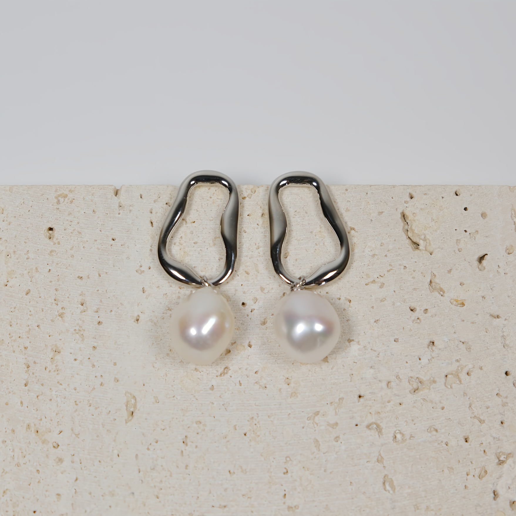 Baroque Pearl Drop Earrings