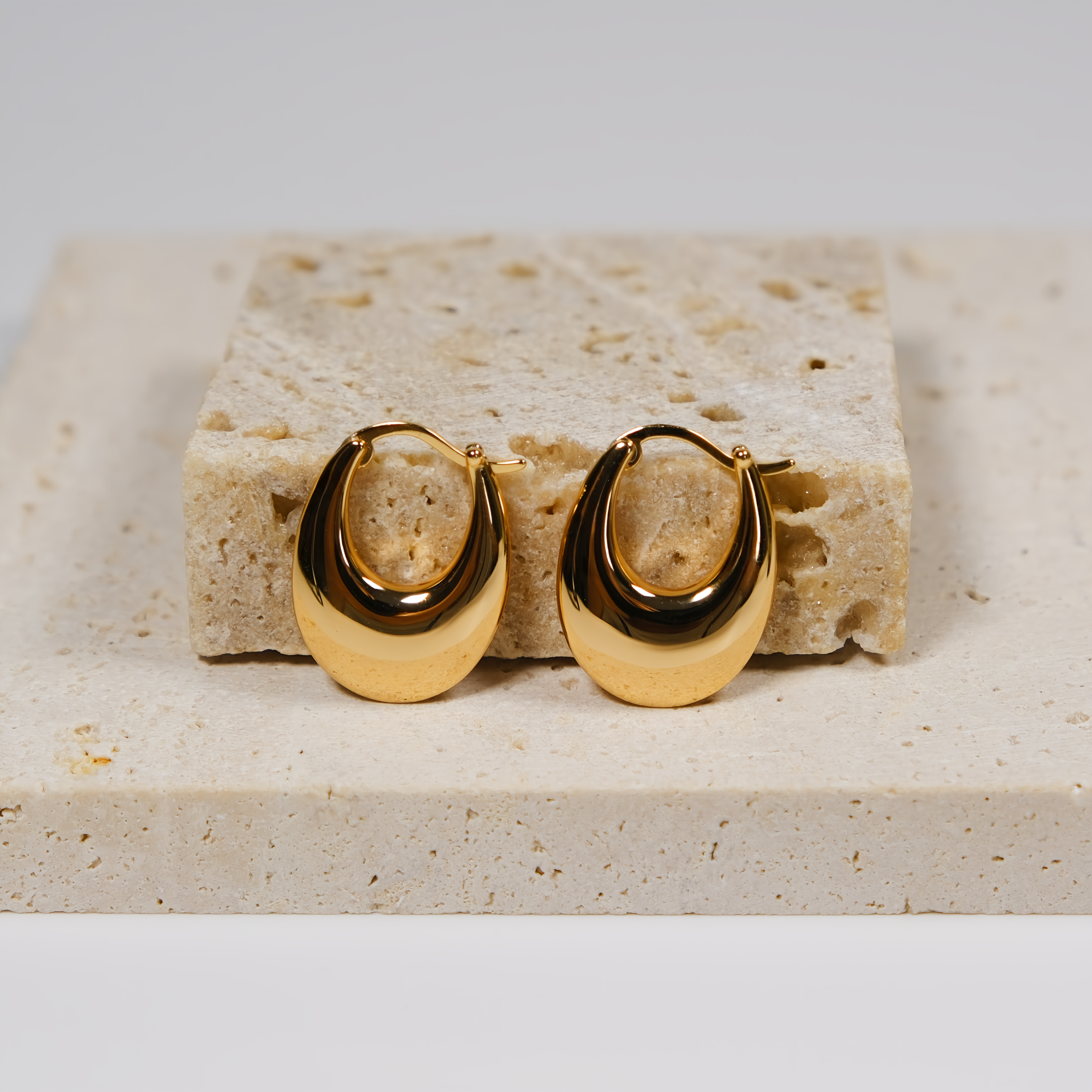 Crescent Hoop Earrings