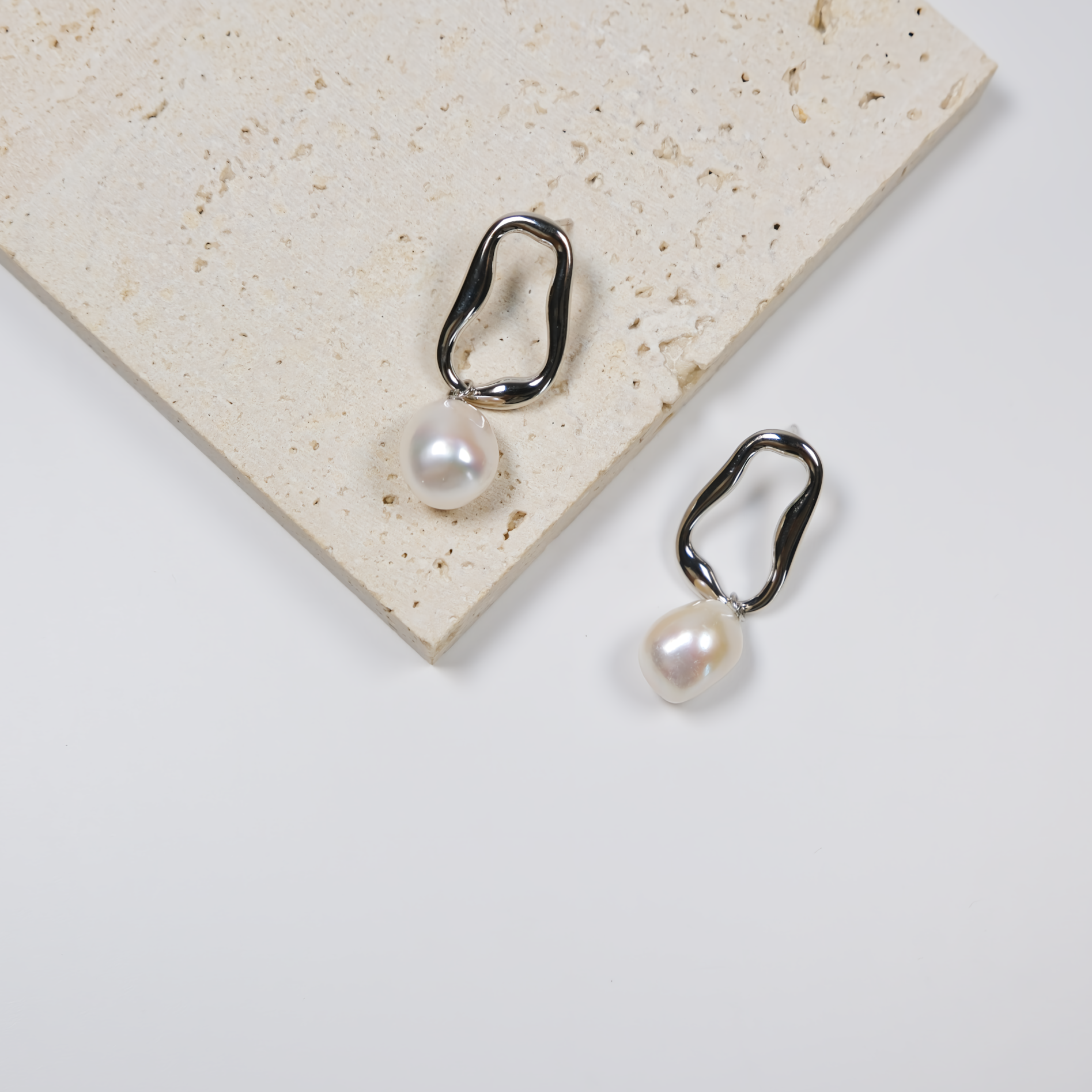 Baroque Pearl Drop Earrings