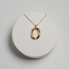 Oval Pendant Necklace