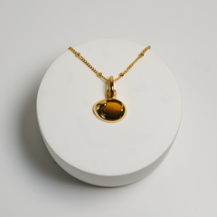 Tiger Eye Pendant Necklace