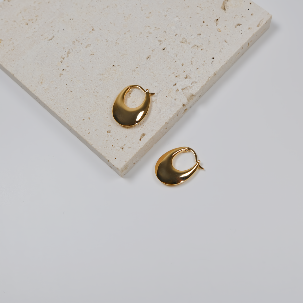 Crescent Hoop Earrings