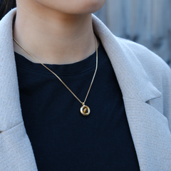 Round Tiger Eye Necklace