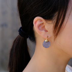 Azure Fan Earrings