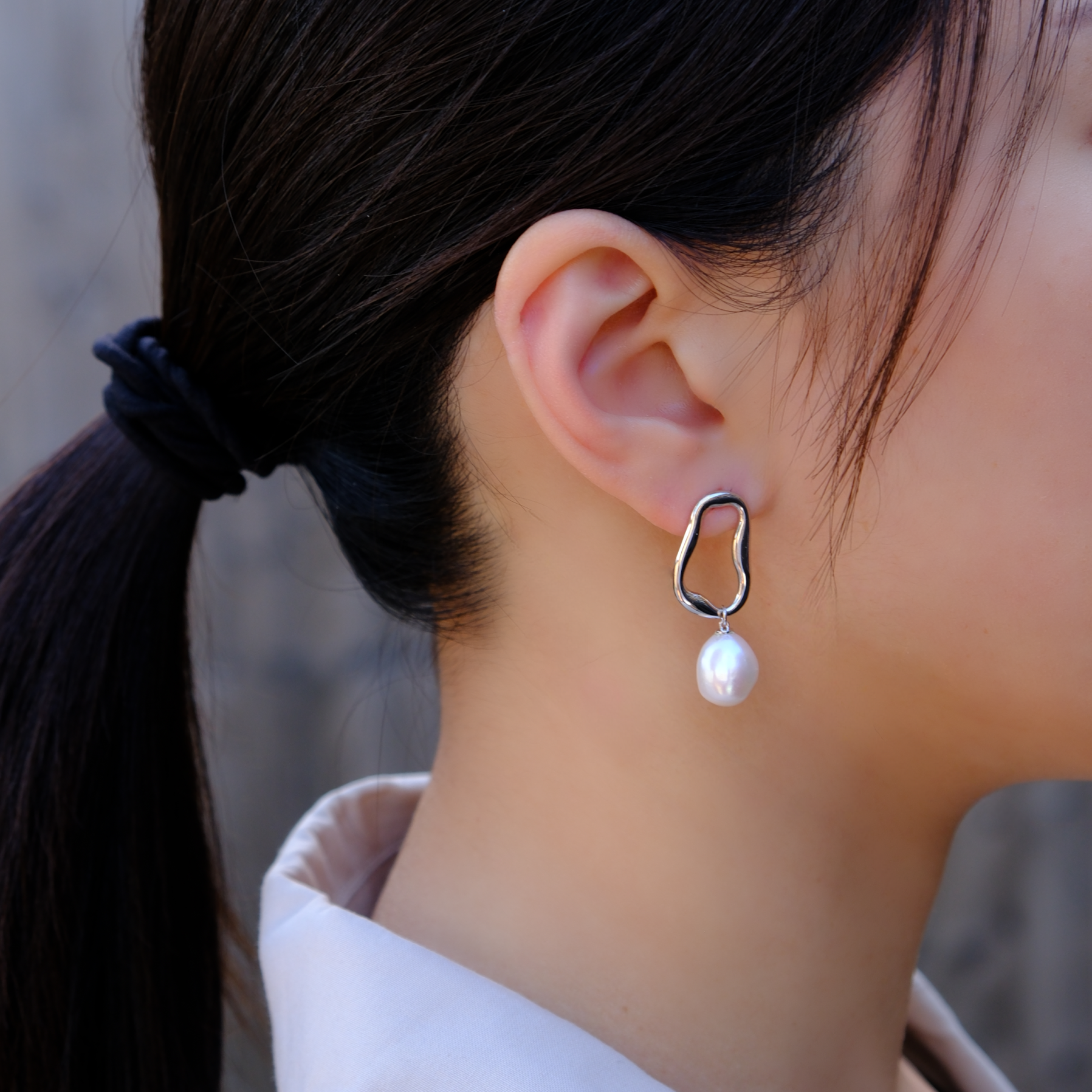 Baroque Pearl Drop Earrings