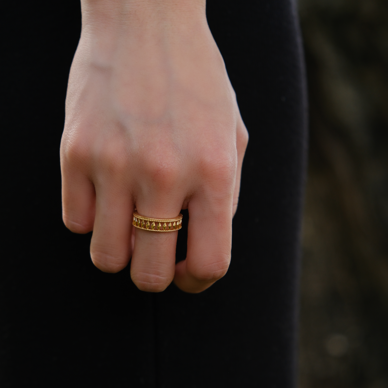 Filigree Patterned Ring