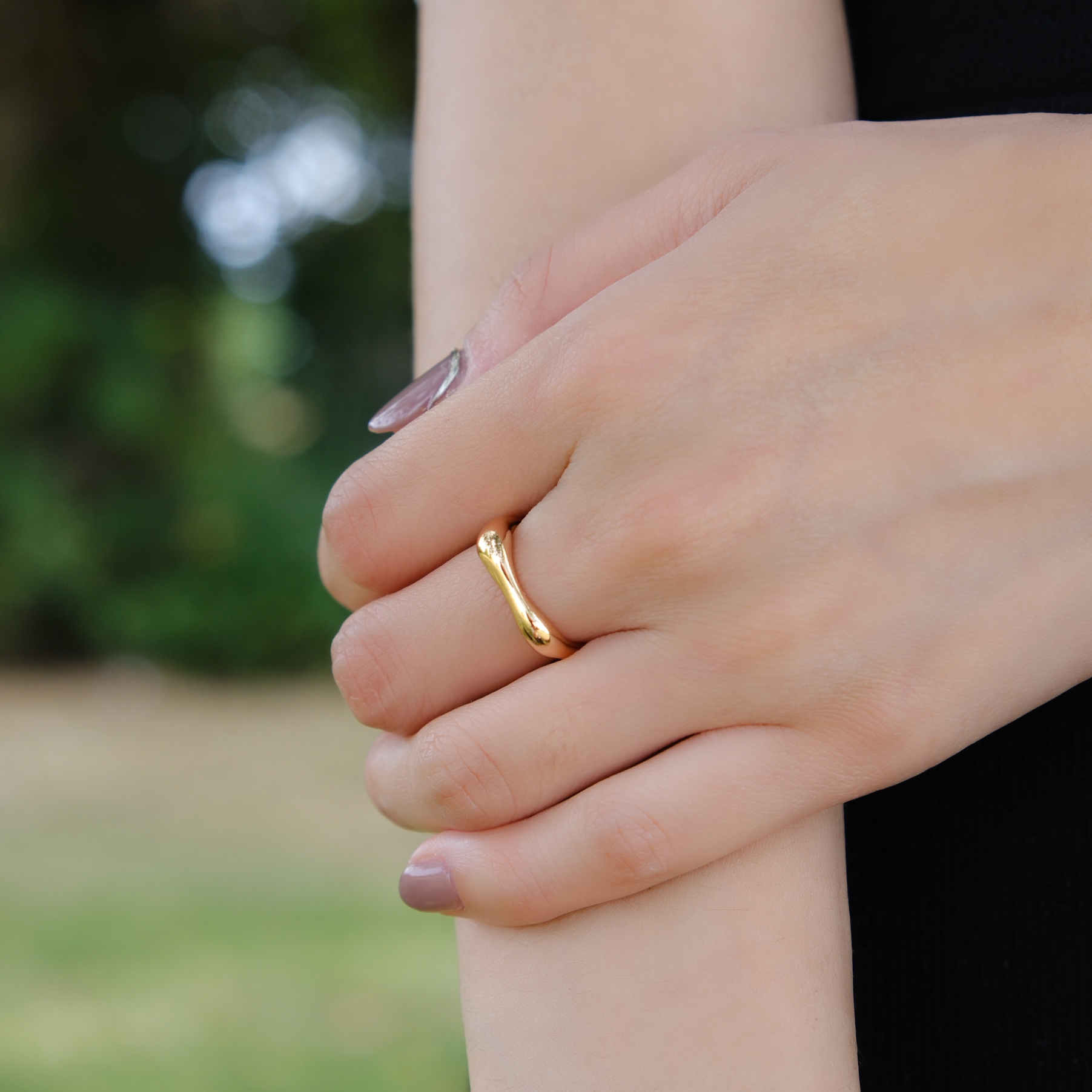 Wave Cuff Ring