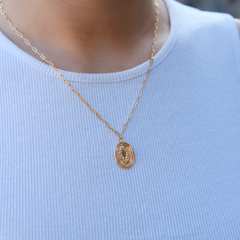 Laurel Medallion Necklace